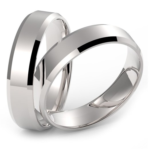 Ocelové snubní prsteny - 005